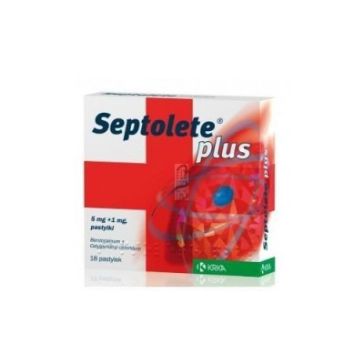 SEPTOLETE Plus - 18 pastylek 