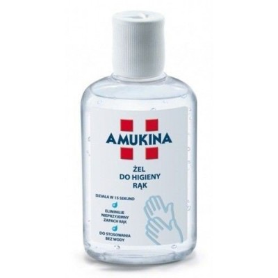Zdjęcie produktu - AMUKINA Żel do higieny rąk - 80 ml