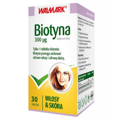 Zdjęcie produktu - BIOTYNA 300 mcg, 30 tabletek