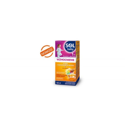 Zdjęcie produktu - SOLBABY  Wzmocnienie syrop z naturalnego miodu  - 100 ml