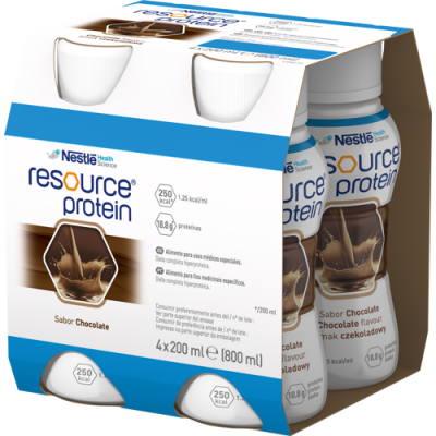 Zdjęcie produktu - Resource Protein o smaku czekoladowym - 4 x 200 ml 