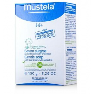 MUSTELA BEBE Delikatne mydło z kremem ochronnym, 150 g 