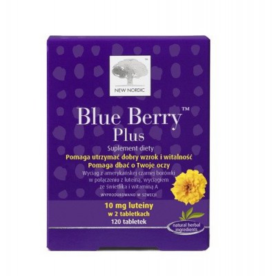 Miniaturka artykułu - BLUE BERRY PLUS - 120 tabletek