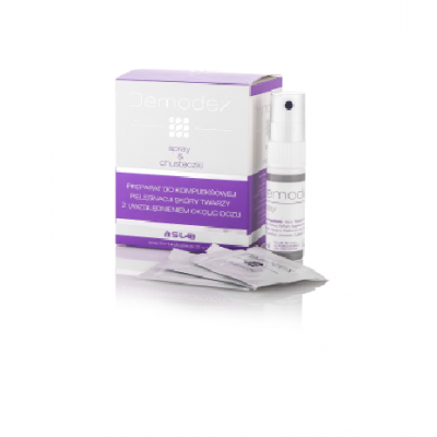 DEMODEX Spray - 15 ml + chusteczki - 30 sztuk