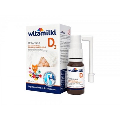 Witamilki Witamina D3 aerozol - 10 ml 