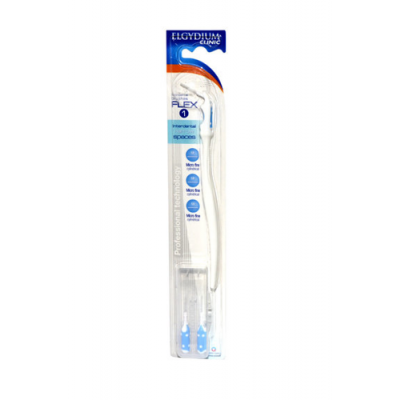 Miniaturka artykułu - ELGYDIUM CLINIC INTERDENTAL Szczoteczka do przestrzeni międzyzębowych 1 Flex - 1 sztuka