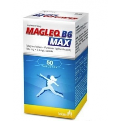Miniaturka artykułu - MAGLEQ B6 MAX - 50 tabletek