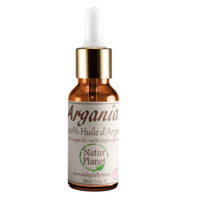 Miniaturka artykułu - OLEJ ARGANOWY 100% Argania - 30 ml