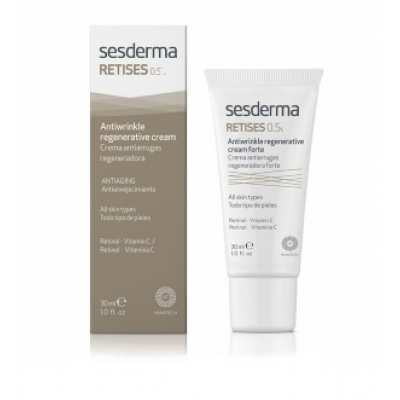 Miniaturka artykułu - SESDERMA RETISES 0,5% FORTE Krem regeneracyjny na noc, 30 ml