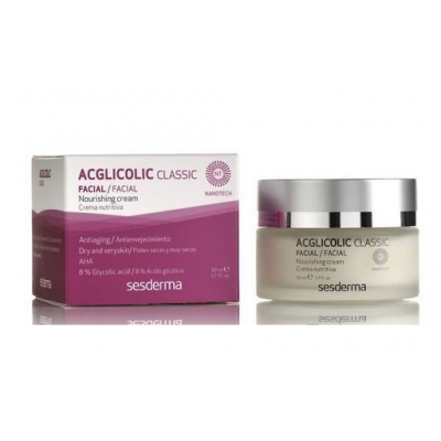 Miniaturka artykułu - SESDERMA ACGLICOLIC 20 Krem odżywczy, 50 ml