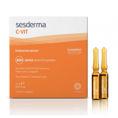 Miniaturka artykułu - SESDERMA C-VIT Intensywne serum 12% ampułki, 5 amp. x 2 ml