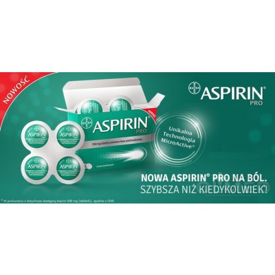Miniaturka artykułu - Aspirin Pro - 80 tabletek