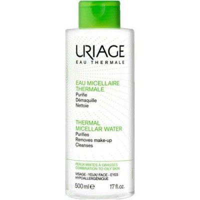 Miniaturka artykułu - URIAGE Woda micelarna do sk&oacute;ry tłustej, 500ml