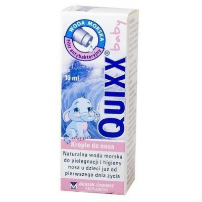 Miniaturka artykułu - Quixx Baby krople do nosa - 10ml