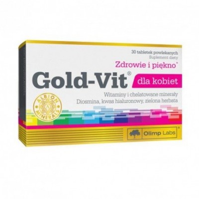 Miniaturka artykułu - OLIMP Gold-Vit dla kobiet - 30 tabletek