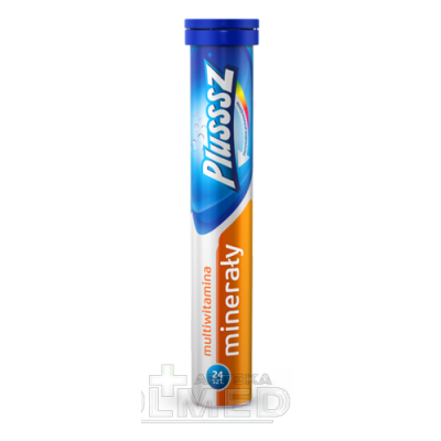 Miniaturka artykułu - Plusssz Witamina C + Multiwitamina - 24 tabletek musujących