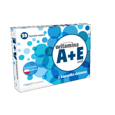 AVET Witamina A+E - 30 kapsułek
