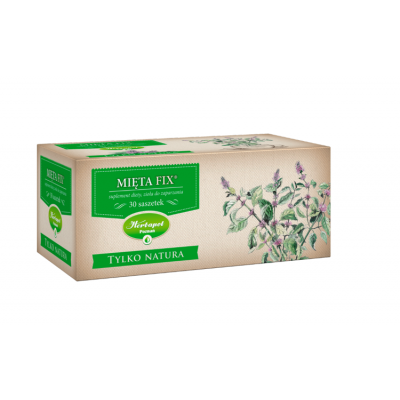 Miniaturka artykułu - TYLKO NATURA Mięta fix, 30 saszetek
