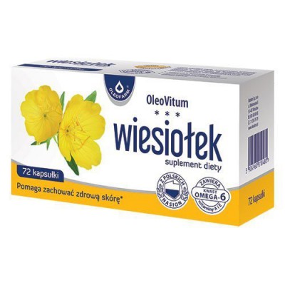 Miniaturka artykułu - Wiesiołek, 72 kapsułki