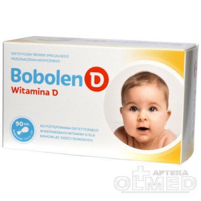 Bobolen Witamina D - 90 kapsułek twist-off