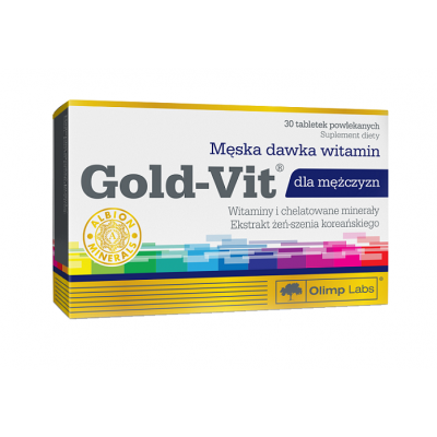 Miniaturka artykułu - OLIMP Gold-Vit dla mężczyzn - 30 tabletek