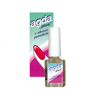 Miniaturka artykułu - AGDA PLUS Płyn do paznokci, 10 ml