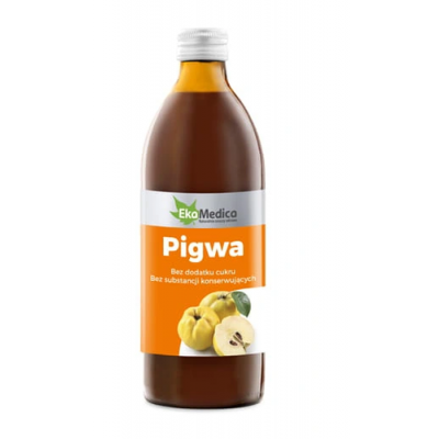 Miniaturka artykułu - Pigwa sok 100% EkaMedica - 500ml