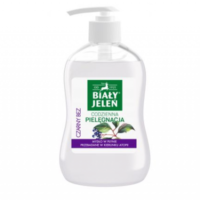 Miniaturka artykułu - BIAŁY JELEŃ PREMIUM Mydło czarny bez - 300 ml