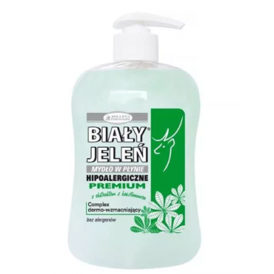 Miniaturka artykułu - BIAŁY JELEŃ PREMIUM Mydło kasztanowiec - 300 ml
