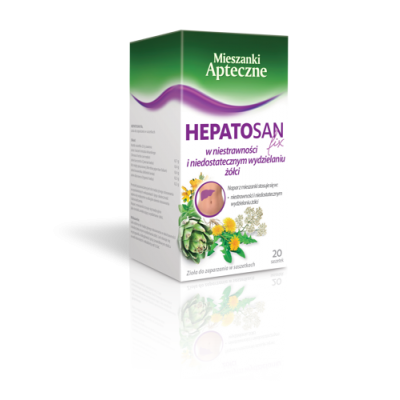 Miniaturka artykułu - Hepatosan Fix - 20 saszetek