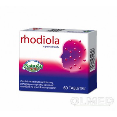 Miniaturka artykułu - NATURELL Rhodiola - 60 tabletek
