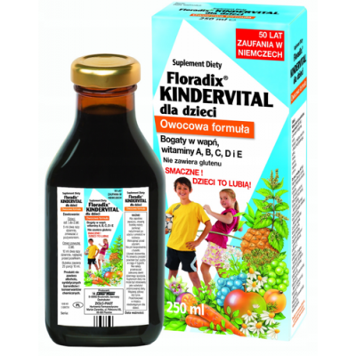 Miniaturka artykułu - FLORADIX KINDERVITAL dla dzieci - 250 ml