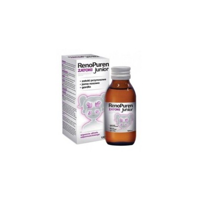 Miniaturka artykułu - RENOPUREN Zatoki Junior płyn - 120 ml 