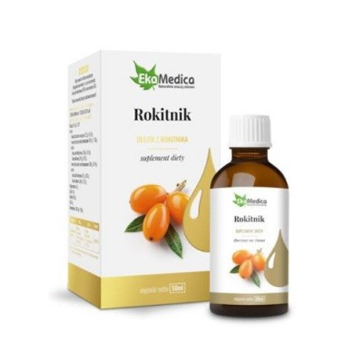 Miniaturka artykułu - EkaMedica Olejek Rokitnikowy - 50 ml