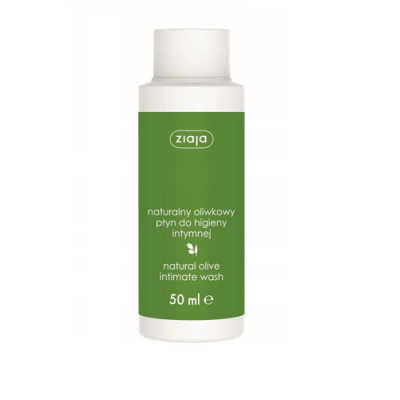 Miniaturka artykułu - ZIAJA Travel oliwkowy płyn do higieny intymnej - 50 ml 