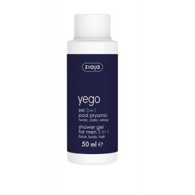 Miniaturka artykułu - ZIAJA YEGO Żel 3w1 pod prysznic, 50 ml 