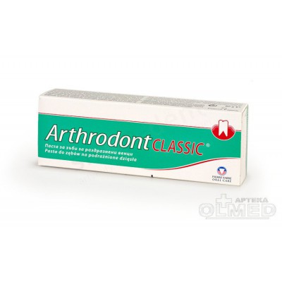 Miniaturka artykułu - Arthrodont CLASSIC Pasta do zęb&oacute;w i dziąseł - 75 ml
