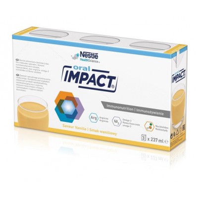 Miniaturka artykułu - Impact Oral smak waniliowy płyn, 3 x 237 ml