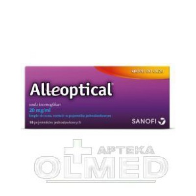 Miniaturka artykułu - Alleoptical krople do oczu 0,02g/ml - 10 ampułek 