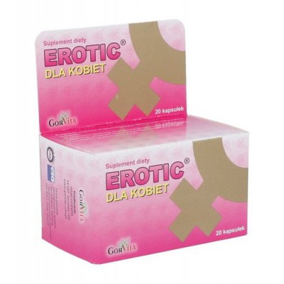 Miniaturka artykułu - Erotic dla kobiet GORVITA - 20 kapsułek (9884)