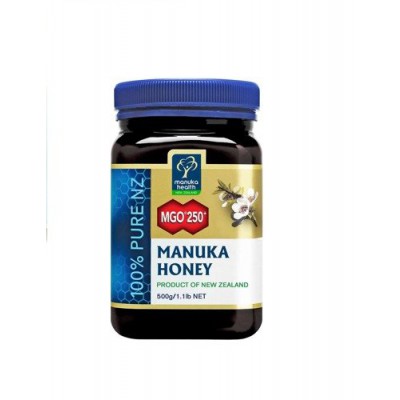 Miniaturka artykułu - Mi&oacute;d MANUKA MGO 250+ - 500 g