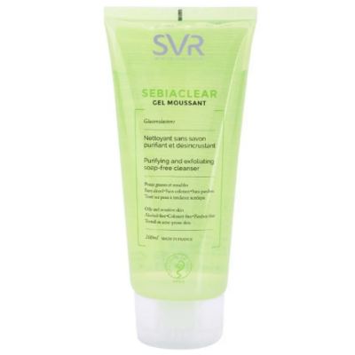 Miniaturka artykułu - SVR SEBIACLEAR Żel do mycia - 200 ml 