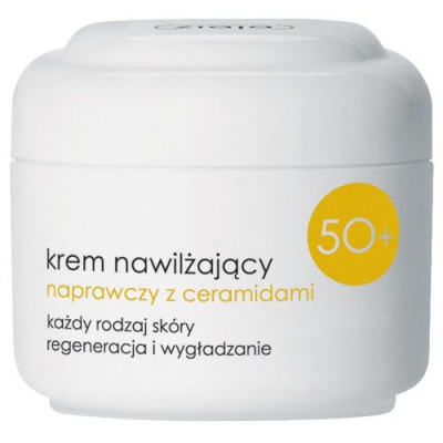 ZIAJA Krem nawilżający naprawczy z ceramidami 50+, 50 ml