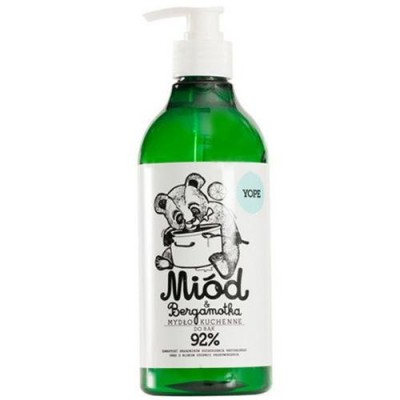 Miniaturka artykułu - YOPE MIÓD & BERGAMOTKA  mydło kuchenne, 500 ml (25791)