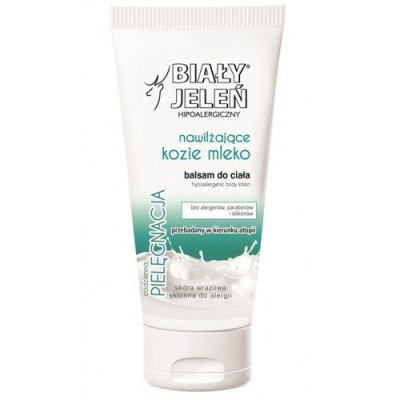 Miniaturka artykułu - BIAŁY JELEŃ Balsam do ciała z kozim mlekiem - 200 ml