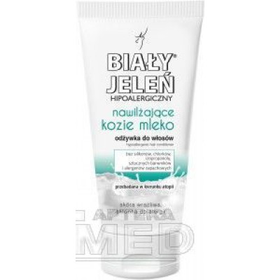 Miniaturka artykułu - BIAŁY JELEŃ Odżywka do włosów z kozim mlekiem - 200 ml