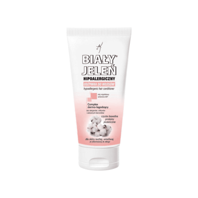 Miniaturka artykułu - BIAŁY JELEŃ Odżywka do włosów suchych z czystą bawełną i proteinami pszenicznymi - 200 ml 