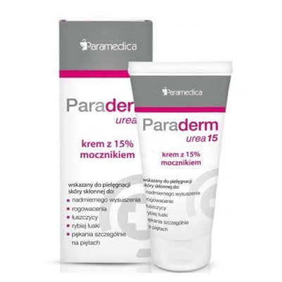 Miniaturka artykułu - PARADERM UREA15 Krem z 15% mocznikiem - 100 g