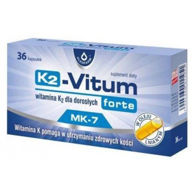 Miniaturka artykułu - K2-Vitum forte - 36 kapsułek