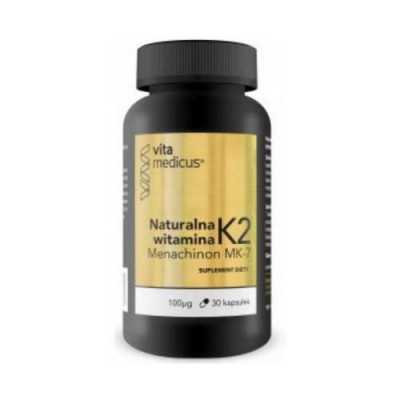 Miniaturka artykułu - Witamina K2 MK-7 VitaMedicus - 30 kapsułek